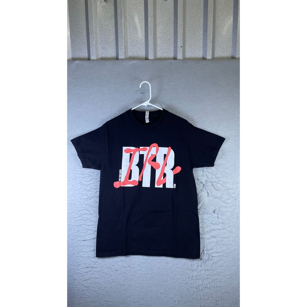 American Apparel Big Time Rush T-Shirt Mens M Black Excellent 2022 Tour Graphic